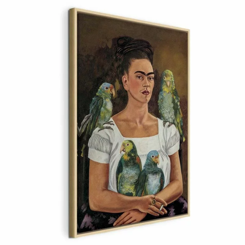 Obraz - Frida Kahlo – Ja i moje papugi - obrazek 1