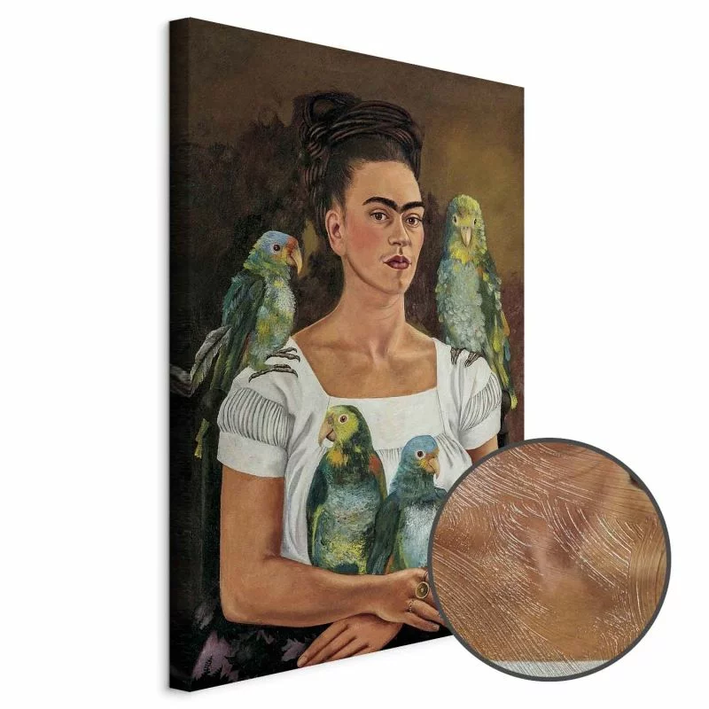 Obraz - Frida Kahlo – Ja i moje papugi - obrazek 1