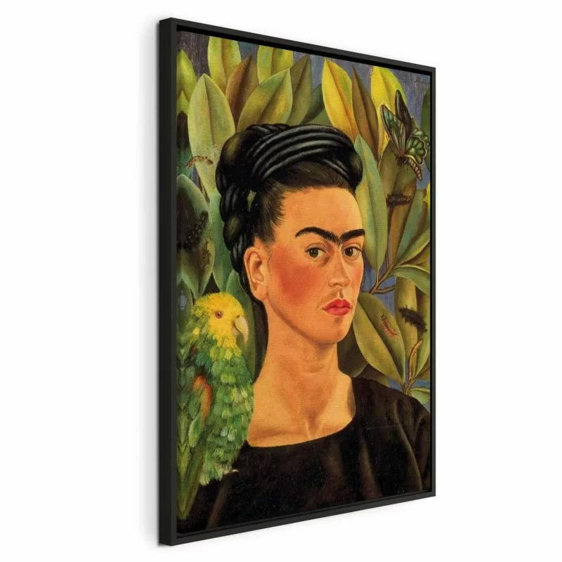 Obraz - Frida Kahlo – Autoportret z papugą Bonito - obrazek 1