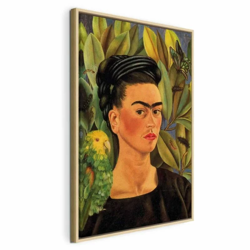 Obraz - Frida Kahlo – Autoportret z papugą Bonito - obrazek 1