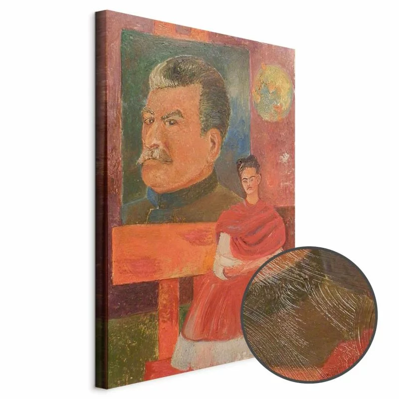 Obraz - Frida Kahlo – Autoportret ze Stalinem - obrazek 1