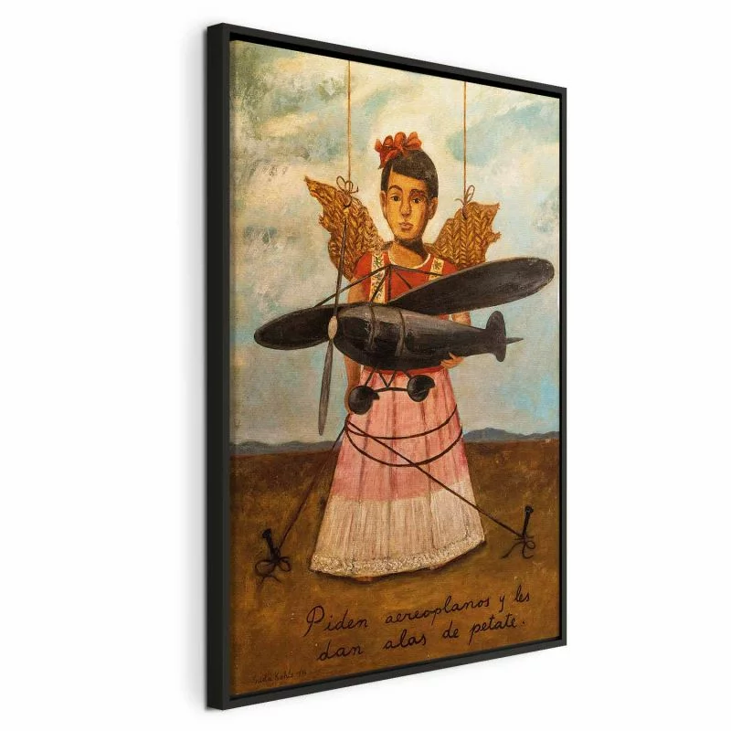 Obraz - Frida Kahlo – Proszą o samoloty, a dają im skrzydła ze słomy - obrazek 1