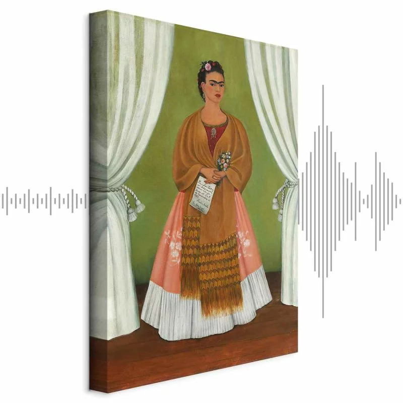 Obraz - Frida Kahlo – Autoportret dedykowany Leonowi Trotskiemu - obrazek 1