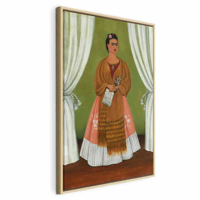 Obraz - Frida Kahlo – Autoportret dedykowany Leonowi Trotskiemu - obrazek 1