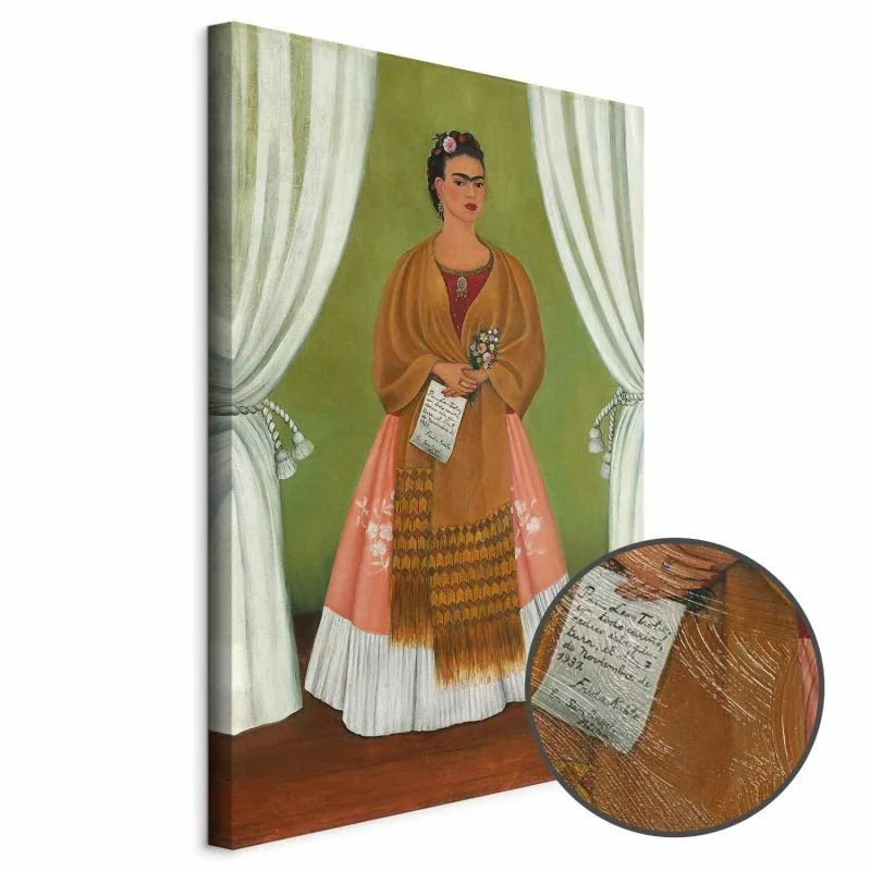 Obraz - Frida Kahlo – Autoportret dedykowany Leonowi Trotskiemu - obrazek 1