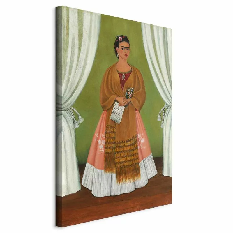 Obraz - Frida Kahlo – Autoportret dedykowany Leonowi Trotskiemu - obrazek 1