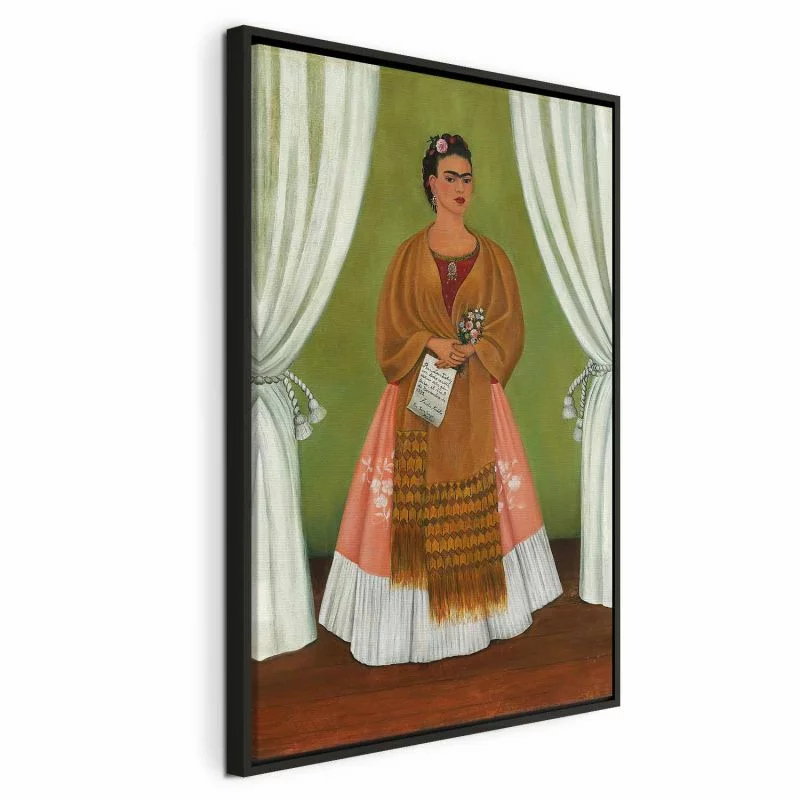 Obraz - Frida Kahlo – Autoportret dedykowany Leonowi Trotskiemu - obrazek 1