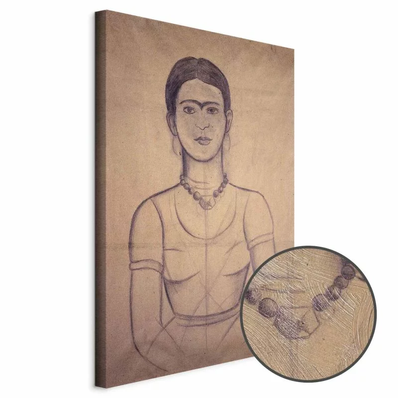 Obraz - Frida Kahlo – Autoportret, 1929 (rysunek) - obrazek 1