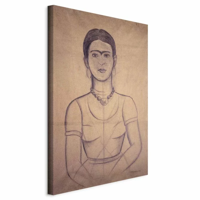 Obraz - Frida Kahlo – Autoportret, 1929 (rysunek) - obrazek 1