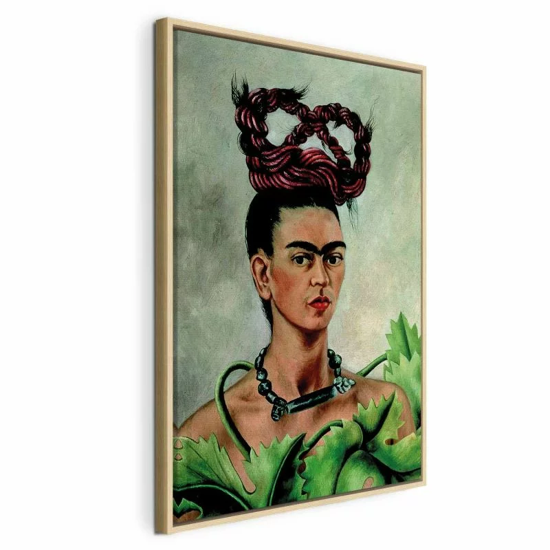 Obraz - Frida Kahlo – Autoportret z warkoczem - obrazek 1