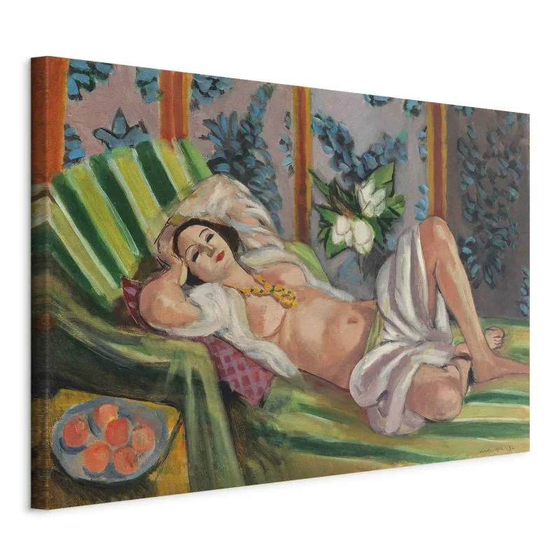 Obraz - Henri Matisse – Leżąca odaliska z magnoliami - obrazek 1