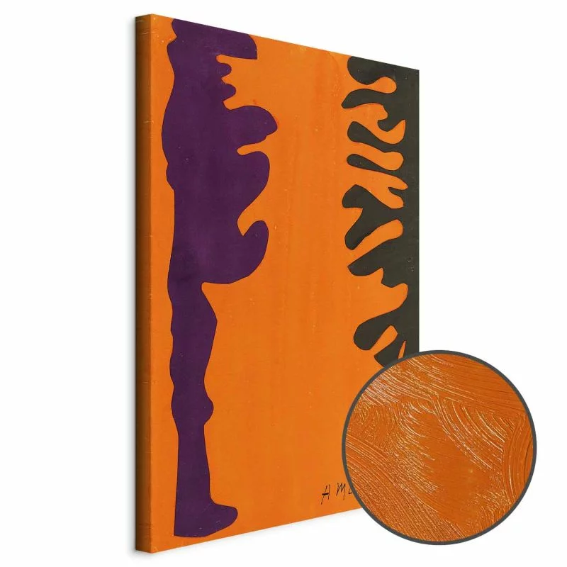 Obraz - Henri Matisse – Arabeski na pomarańczowym tle - obrazek 1