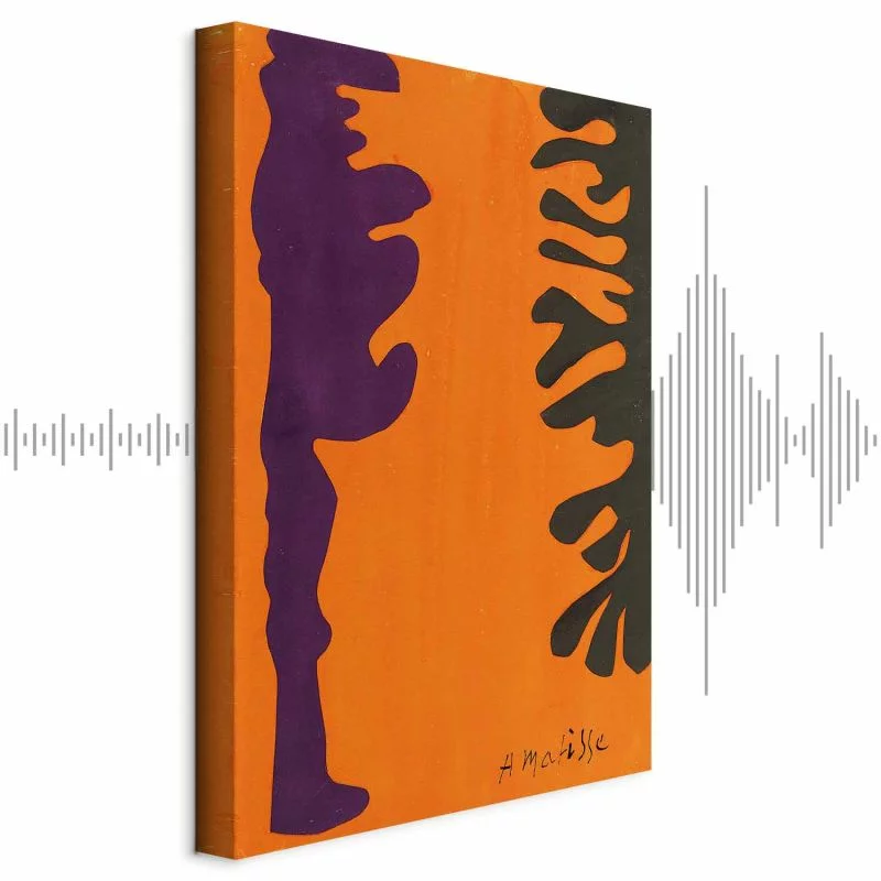 Obraz - Henri Matisse – Arabeski na pomarańczowym tle - obrazek 1