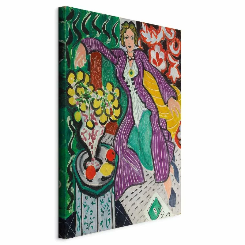 Obraz - Henri Matisse – Kobieta w fioletowym płaszczu - obrazek 1