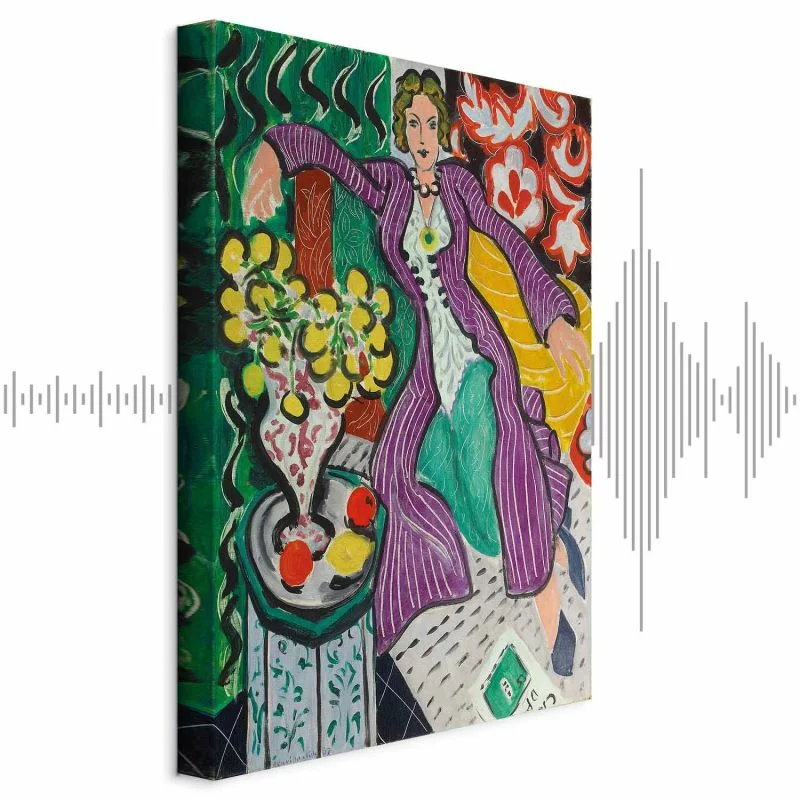 Obraz - Henri Matisse – Kobieta w fioletowym płaszczu - obrazek 1