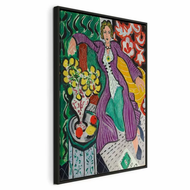 Obraz - Henri Matisse – Kobieta w fioletowym płaszczu - obrazek 1