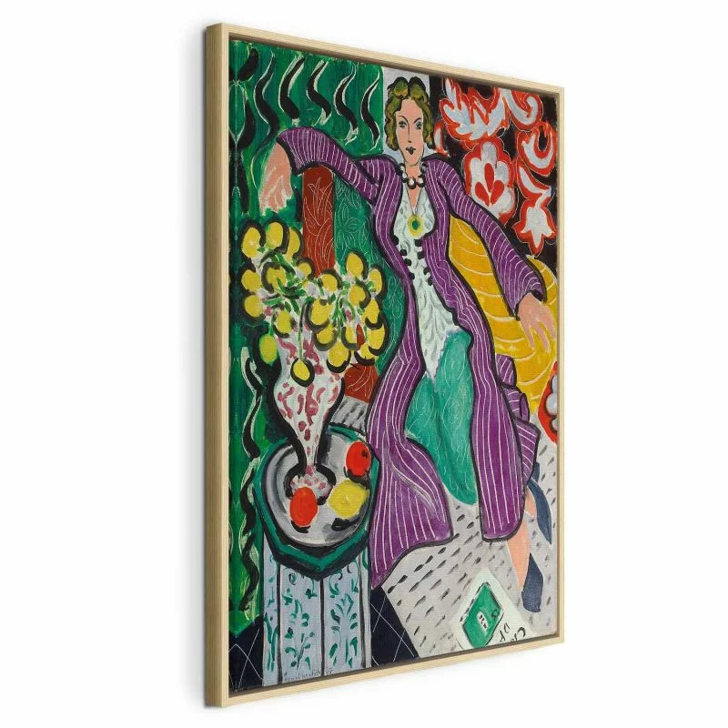 Obraz - Henri Matisse – Kobieta w fioletowym płaszczu - obrazek 1