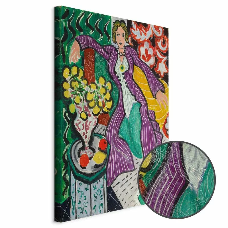 Obraz - Henri Matisse – Kobieta w fioletowym płaszczu - obrazek 1