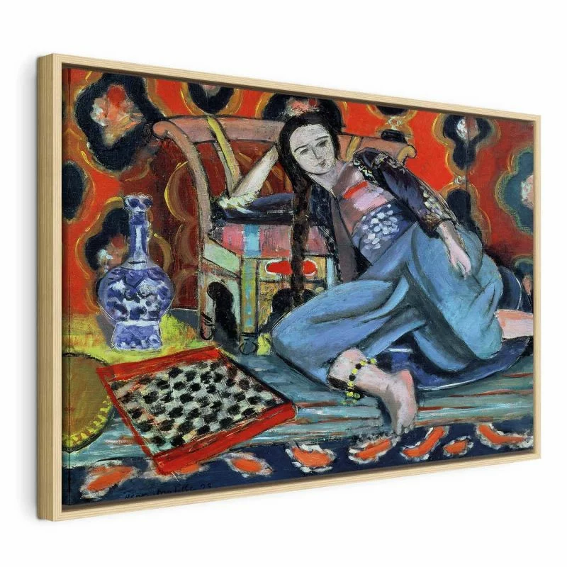 Obraz - Henri Matisse – Odaliska z tureckim krzesłem - obrazek 1