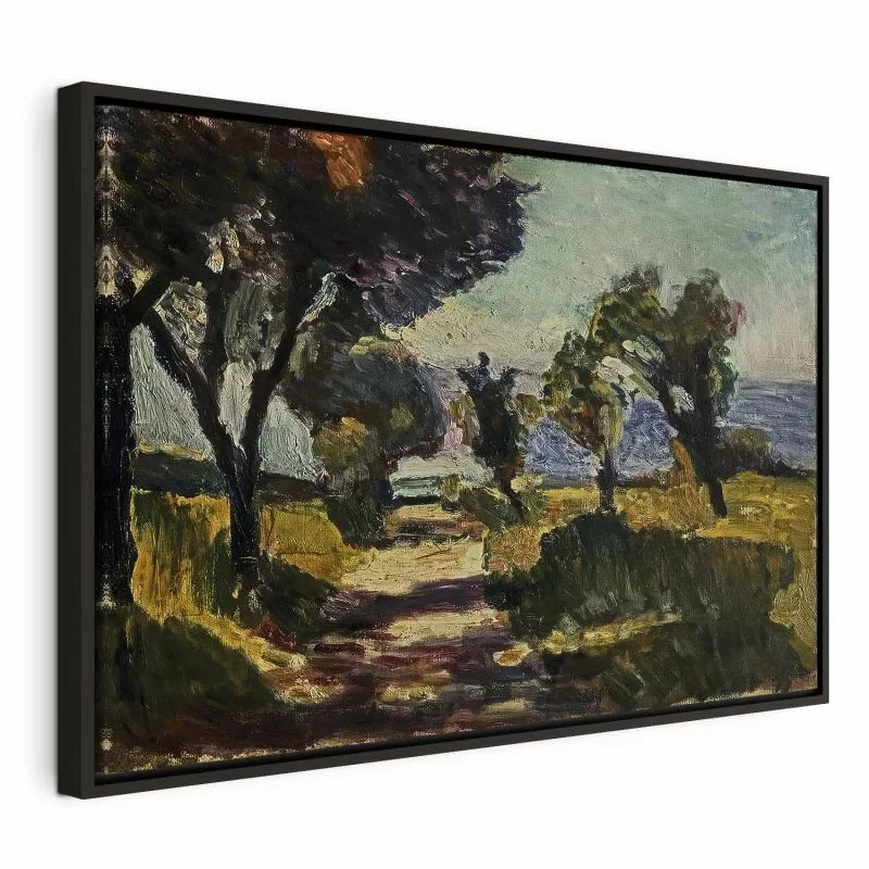 Obraz - Henri Matisse – Korsykański krajobraz z drzewami oliwnymi - obrazek 1