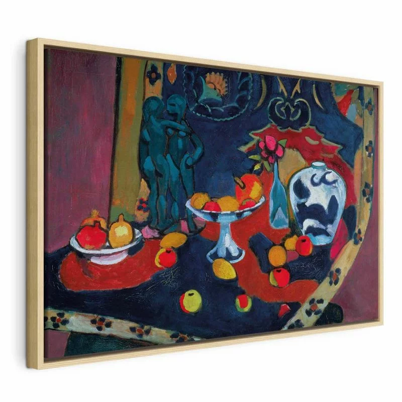 Obraz - Henri Matisse – Martwa natura z owocami i posągiem z brązu - obrazek 1