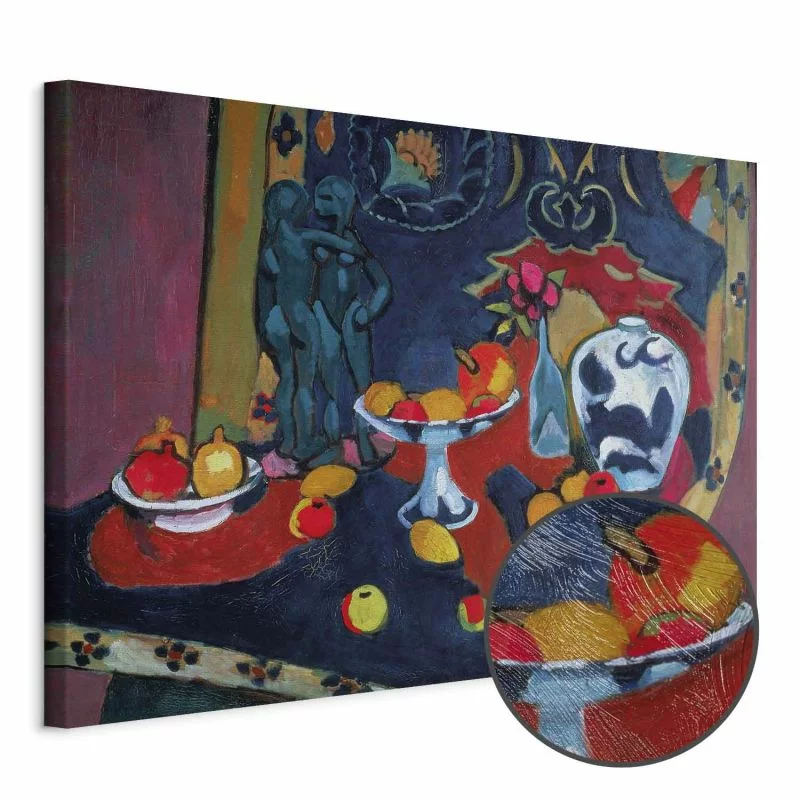 Obraz - Henri Matisse – Martwa natura z owocami i posągiem z brązu - obrazek 1