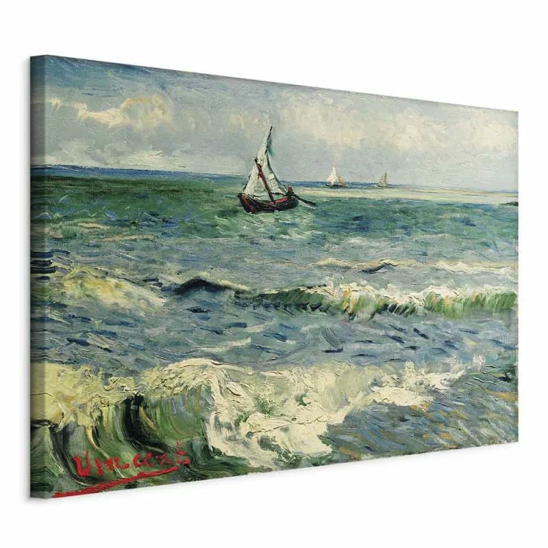 Obraz - Vincent van Gogh – Widok morza w Saintes-Maries - obrazek 1