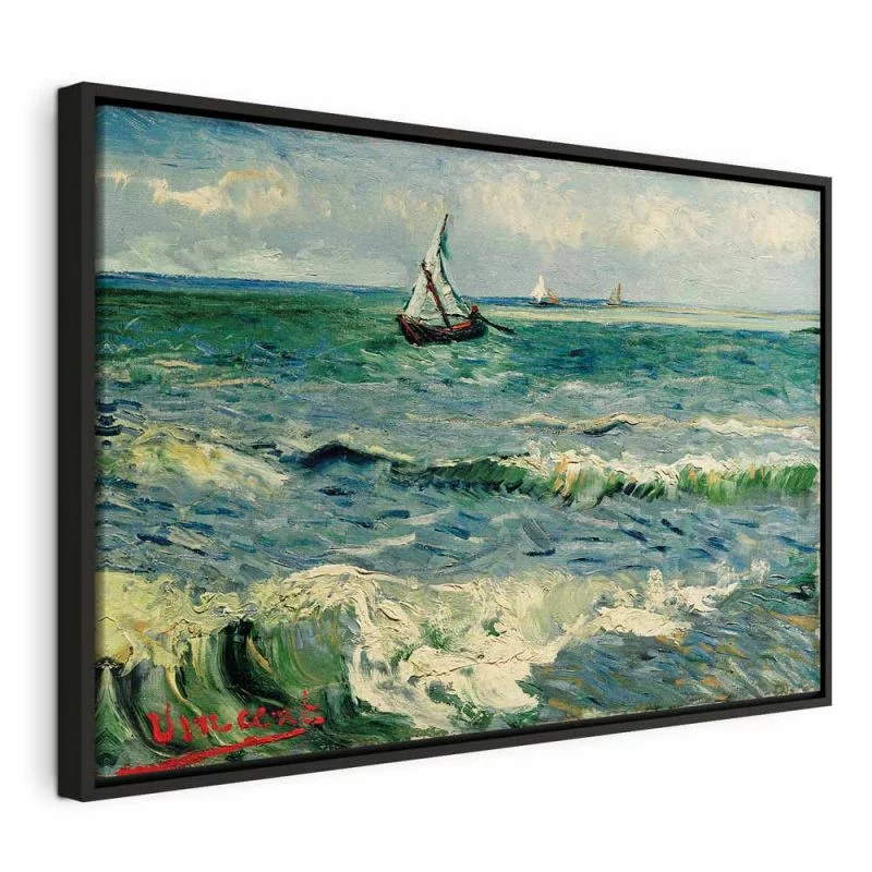 Obraz - Vincent van Gogh – Widok morza w Saintes-Maries - obrazek 1