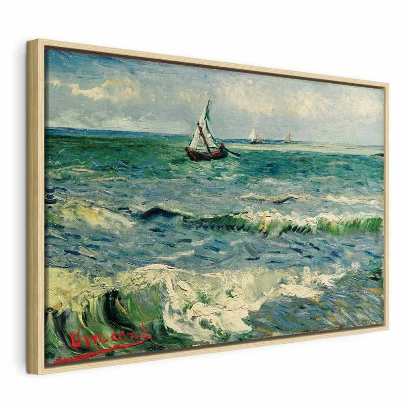 Obraz - Vincent van Gogh – Widok morza w Saintes-Maries - obrazek 1