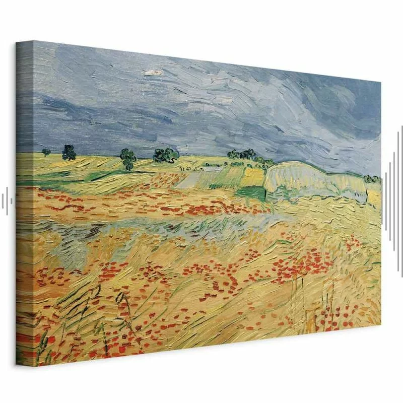 Obraz - Vincent van Gogh – Pola z kwitnącymi makami - obrazek 1