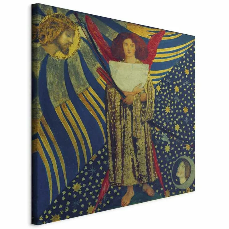 Obraz - Miłość Dantego (Dante Gabriel Rossetti) - obrazek 1