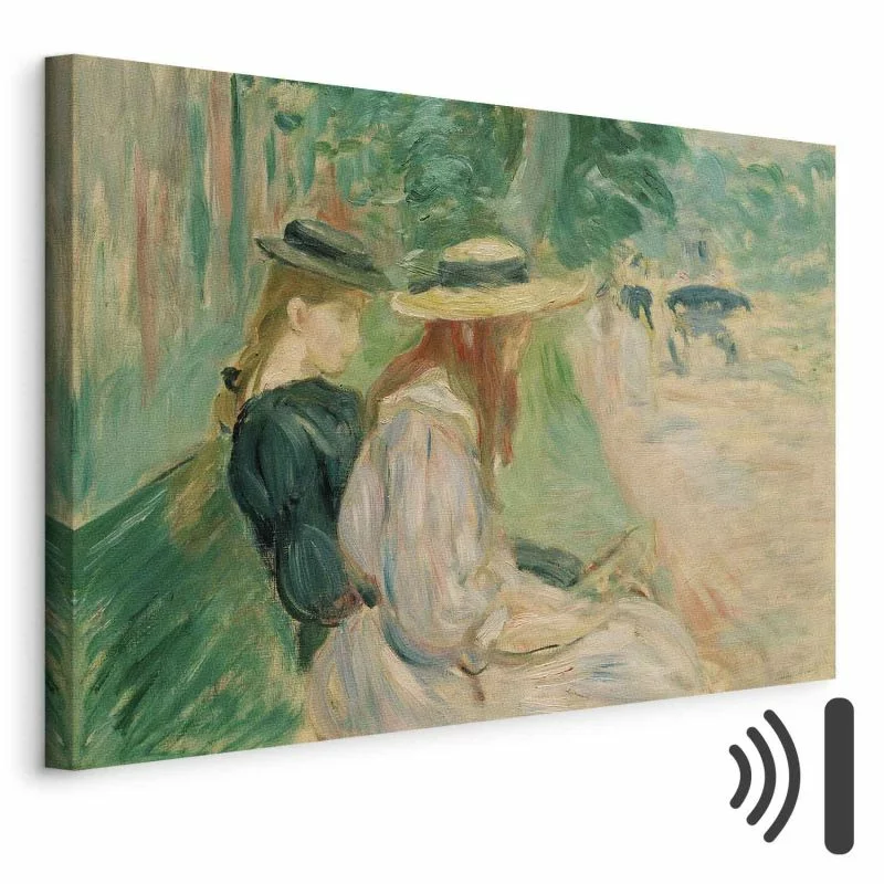 Obraz - Berthe Morisot – Na ławce w Lasku Bulońskim - obrazek 1