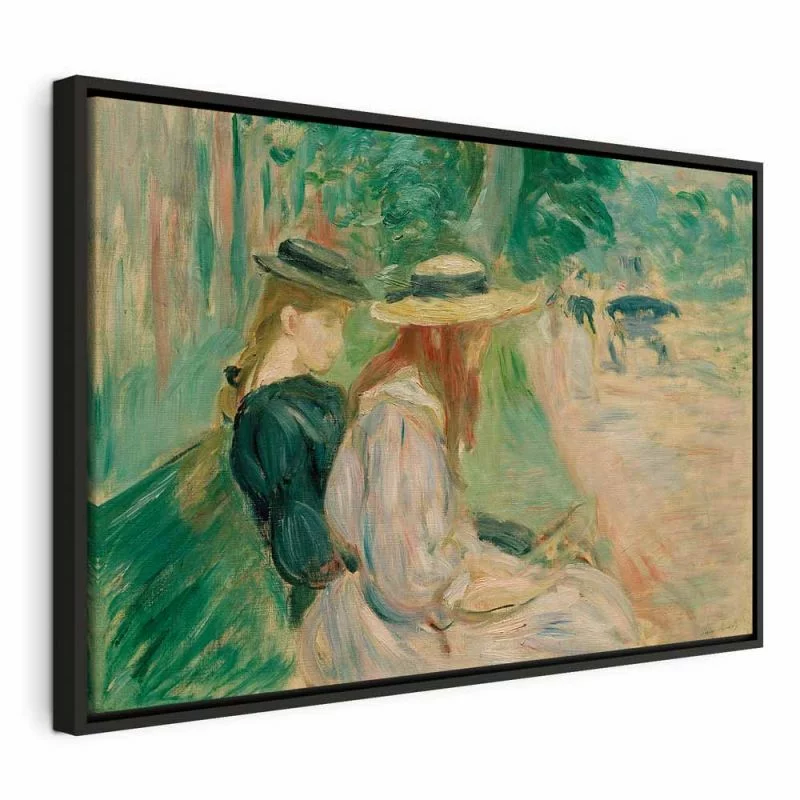 Obraz - Sur un banc de Bois de Boulogne (Berthe Morisot) - obrazek 1