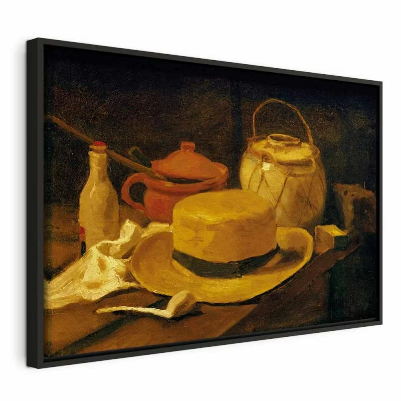 Obraz - Vincent Van Gogh – Martwa natura z żółtym słomkowym kapeluszem - obrazek 1