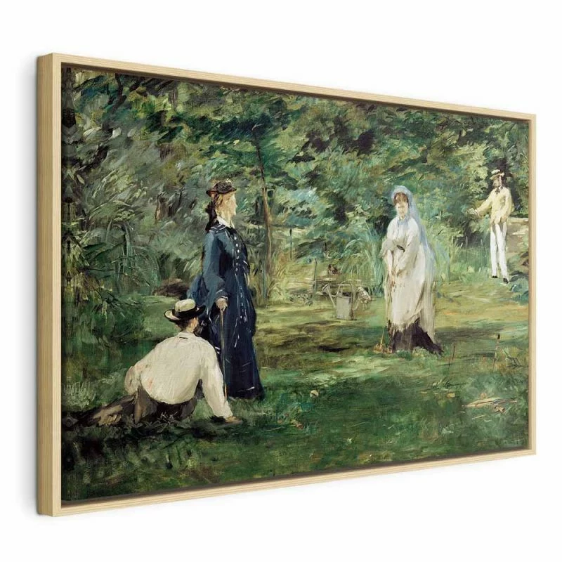 Obraz - La Partie de croquet à Paris (Edouard Manet) - obrazek 1