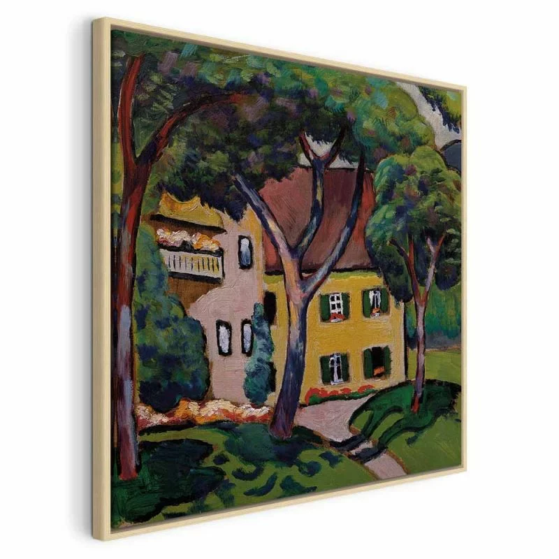Obraz - August Macke – Staudacherhaus in Tegernsee - obrazek 1