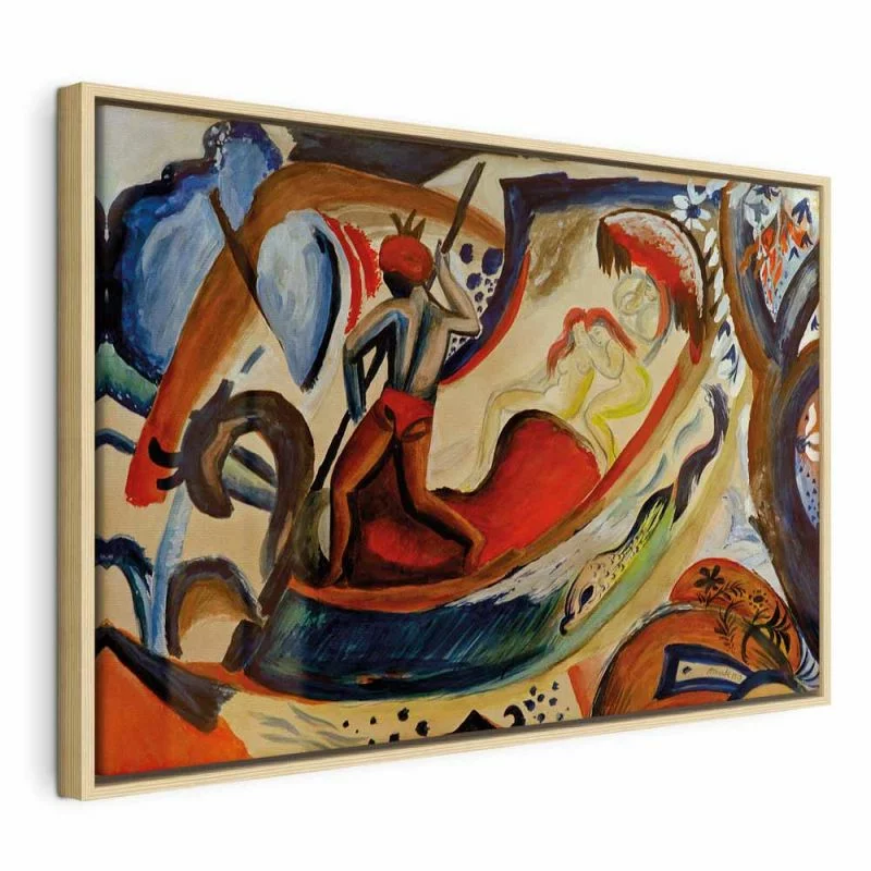 Obraz - August Macke – Nagie dziewczyny na barce - obrazek 1