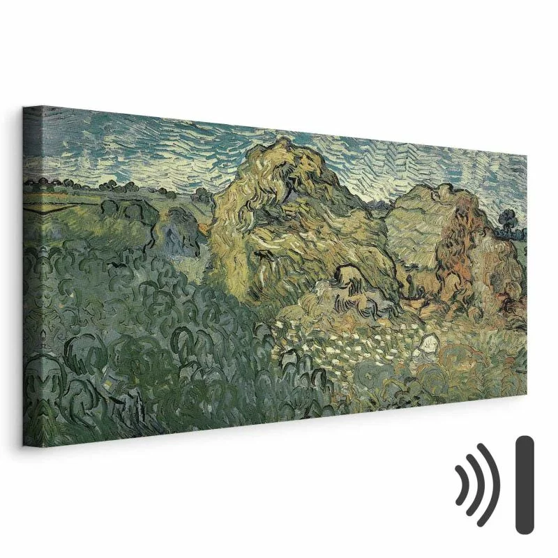 Obraz - Vincent Van Gogh – Pole ze stogami pszenicy - obrazek 1