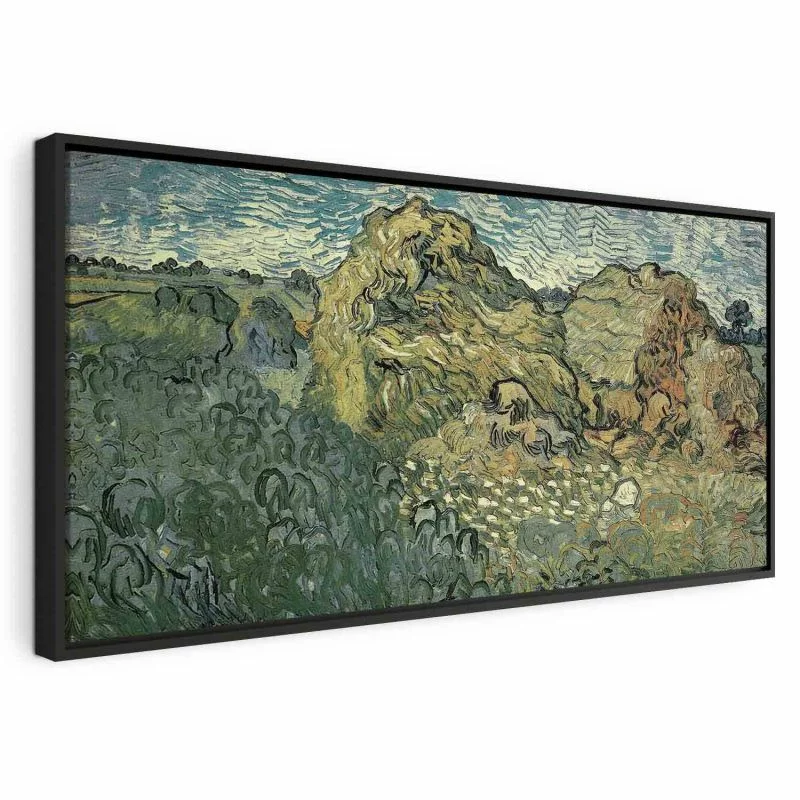 Obraz - Vincent Van Gogh – Pole ze stogami pszenicy - obrazek 1