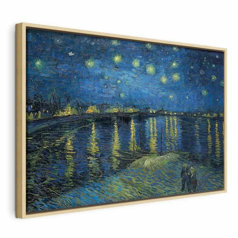 Obraz - Vincent van Gogh – Gwieździsta noc nad Rodanem - obrazek 1