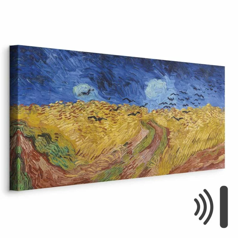 Obraz - Vincent van Gogh – Pole pszenicy z krukami - obrazek 1