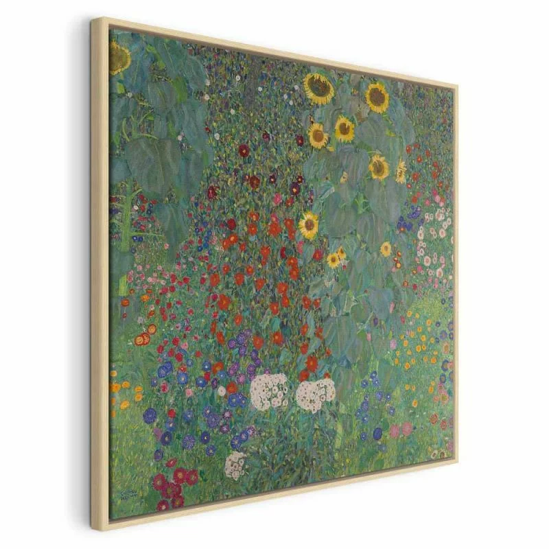 Obraz - Gustav Klimt – Ogród wiejski ze słonecznikami - obrazek 1