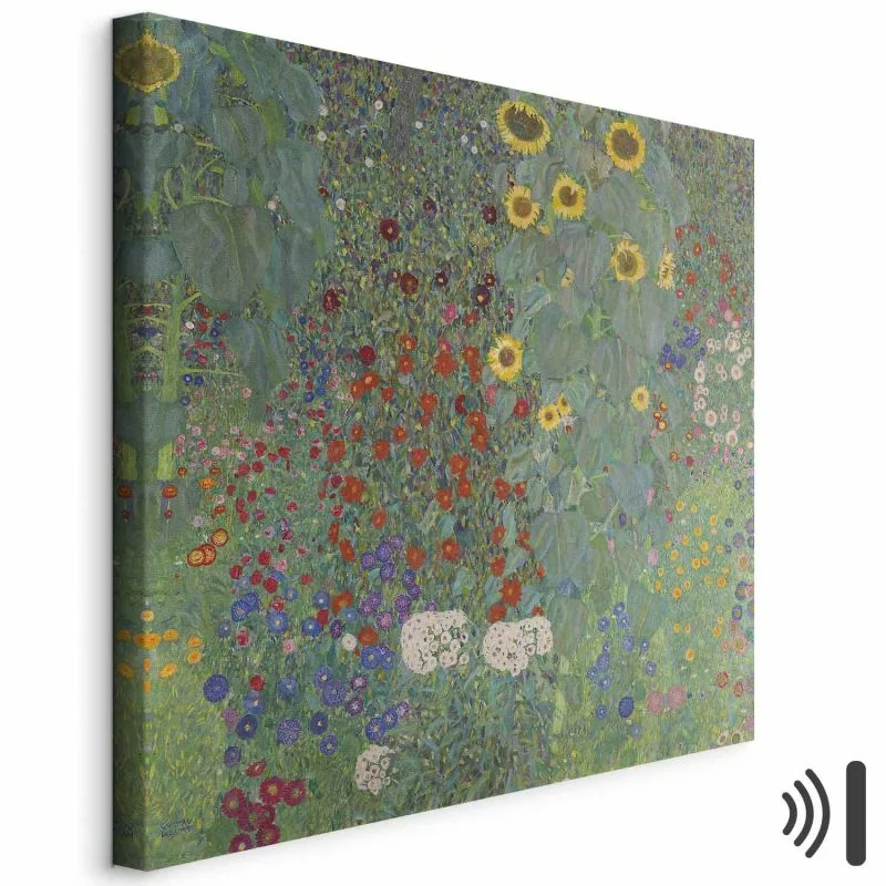 Obraz - Gustav Klimt – Ogród wiejski ze słonecznikami - obrazek 1