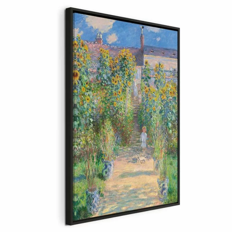 Obraz - Claude Monet – Ogród Moneta w Vétheuil - obrazek 1