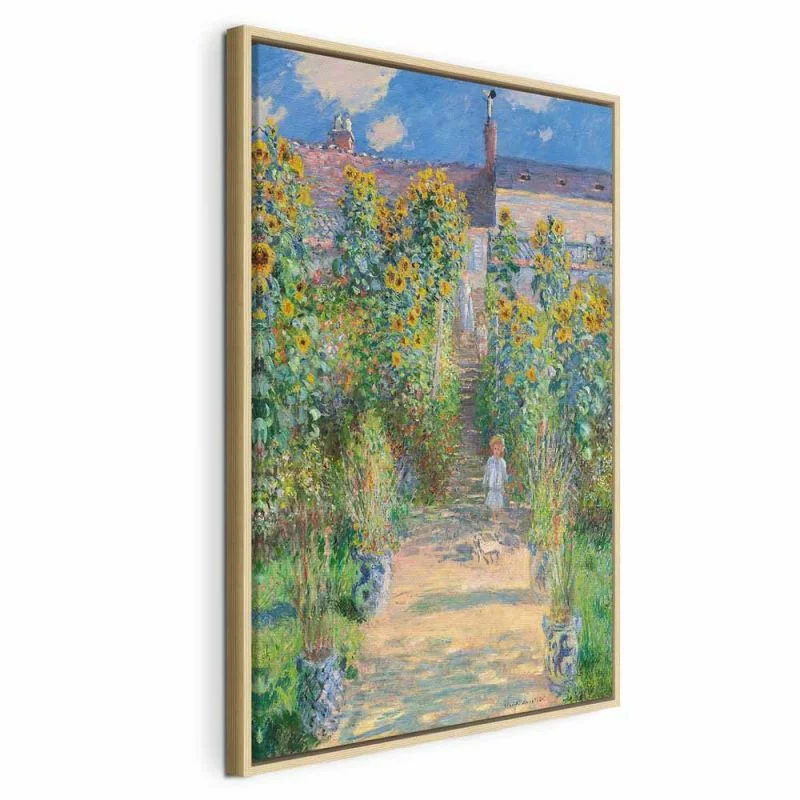 Obraz - Claude Monet – Ogród Moneta w Vétheuil - obrazek 1