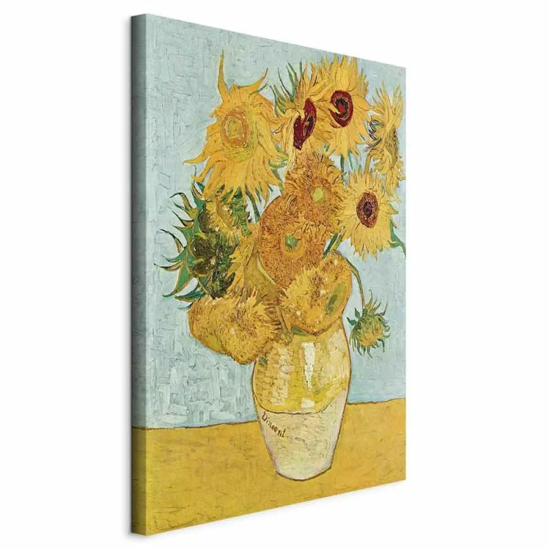 Obraz - Vincent van Gogh –  Martwa natura: wazon z dwunastoma słonecznikami - obrazek 1
