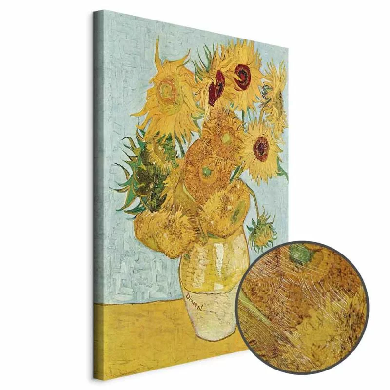 Obraz - Vincent van Gogh –  Martwa natura: wazon z dwunastoma słonecznikami - obrazek 1