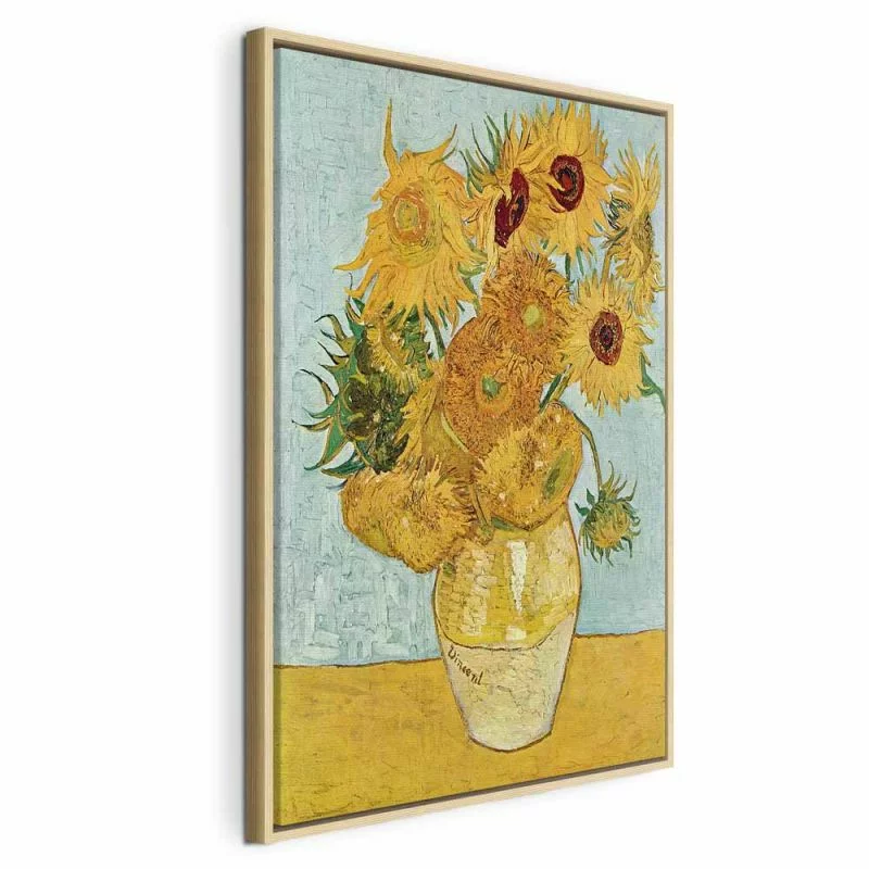 Obraz - Vincent van Gogh –  Martwa natura: wazon z dwunastoma słonecznikami - obrazek 1
