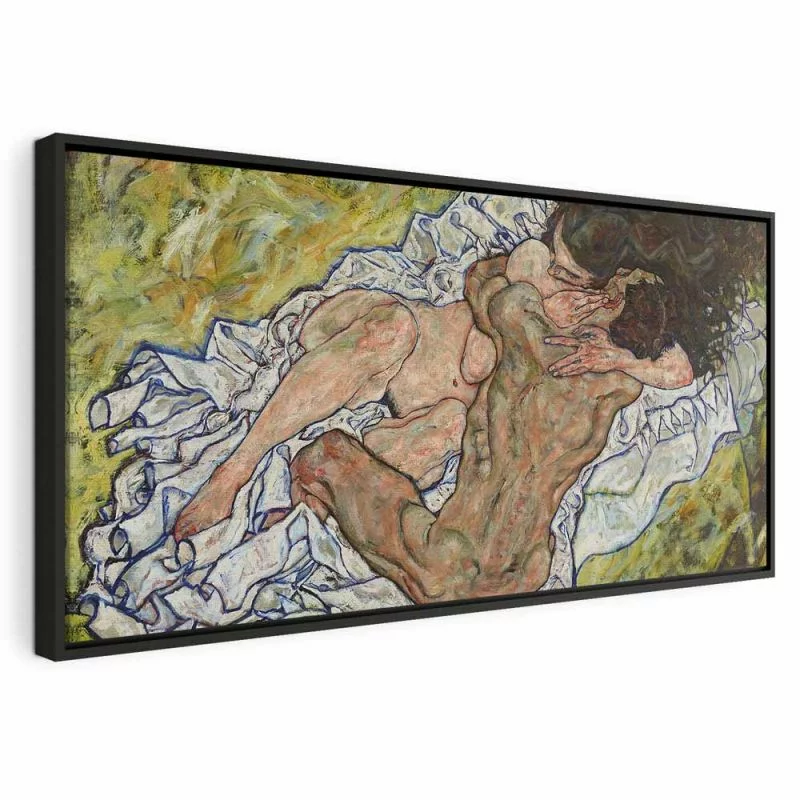 Obraz - Egon Schiele – Uścisk (Kochankowie II) - obrazek 1