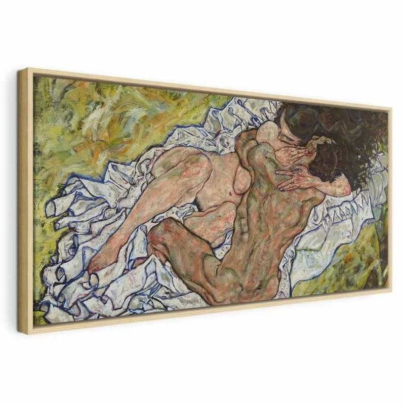 Obraz - Egon Schiele – Uścisk (Kochankowie II) - obrazek 1